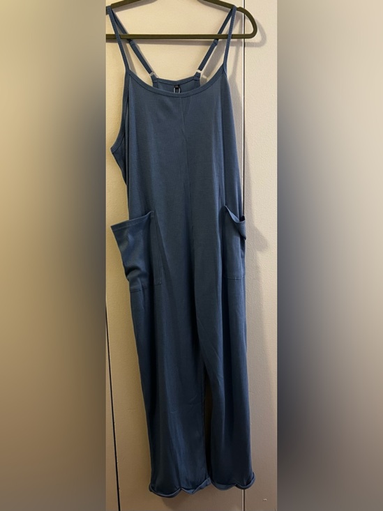 STYLEWE Pants - STYLEWORD Blue Sleeveless Jumpsuit with Pockets (Size XXL) NWT